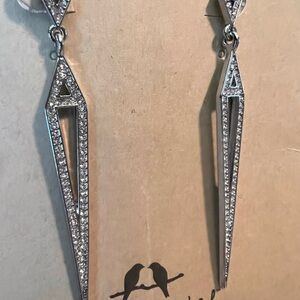 Elegant Silver Drop Earrings